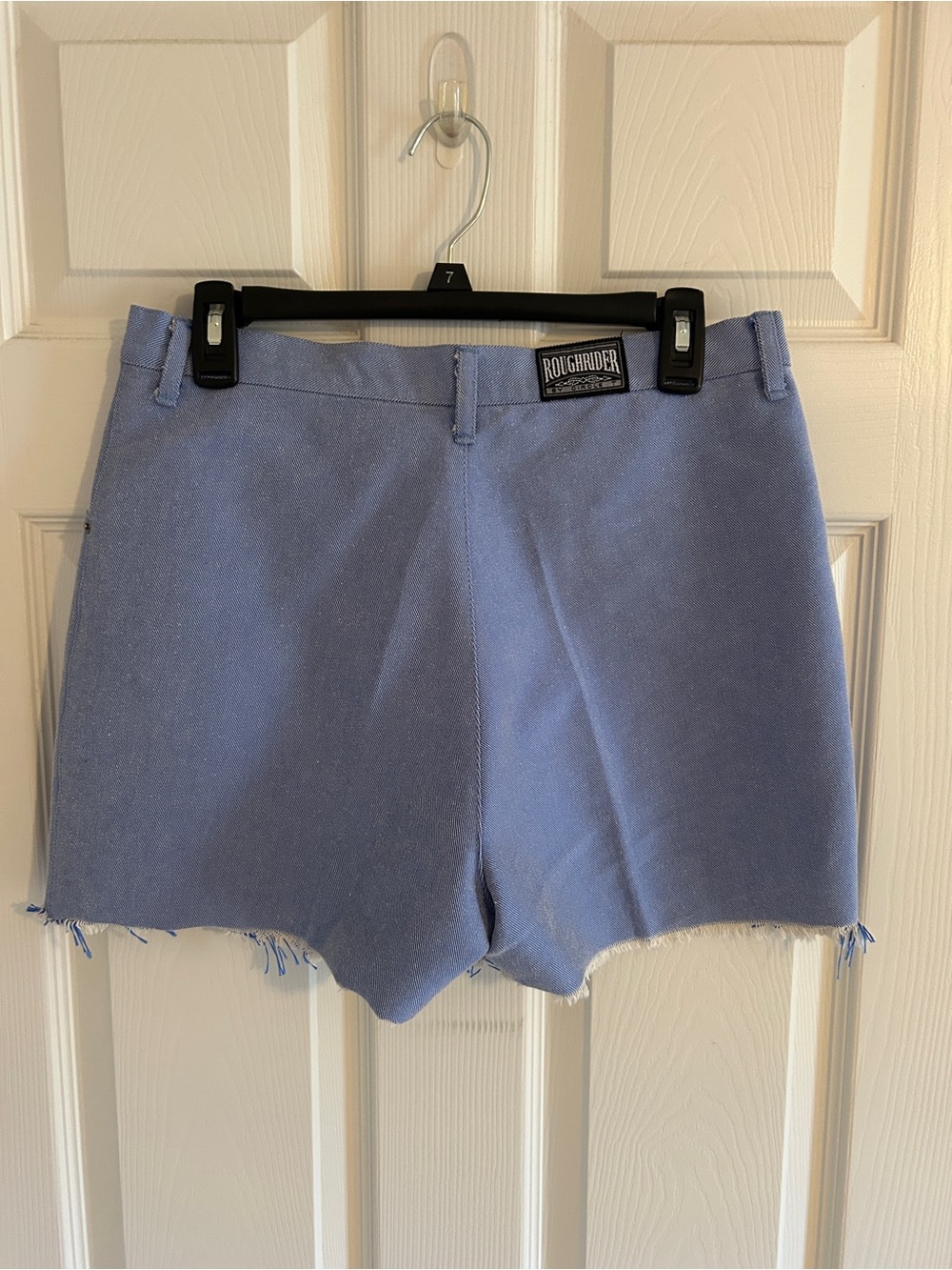 Vintage Roughrider Backless Cutoff Jean Shorts